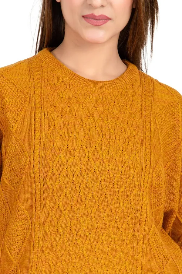 Womens_Wool_Round_Neck_Pullover_Sweater