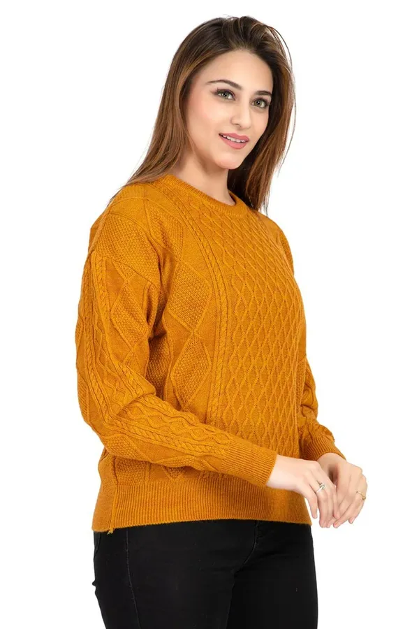 Womens_Wool_Round_Neck_Pullover_Sweater