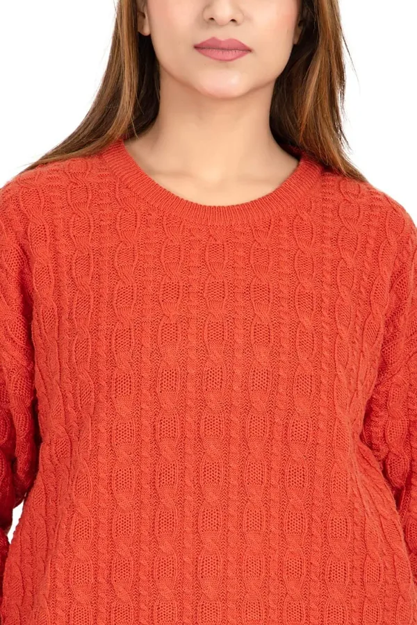 Womens_Wool_Round_Neck_Pullover_Sweater