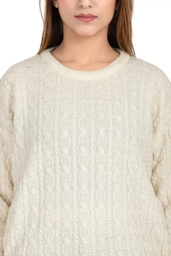 Womens_Wool_Round_Neck_Pullover_Sweater