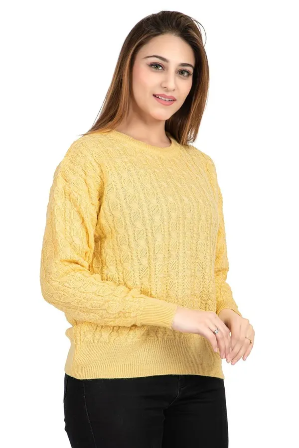 Womens_Wool_Round_Neck_Pullover_Sweater