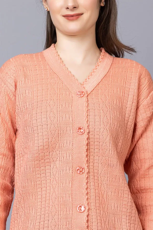 Womens_Woolen_Acrylic_V_Neck_Cardigan