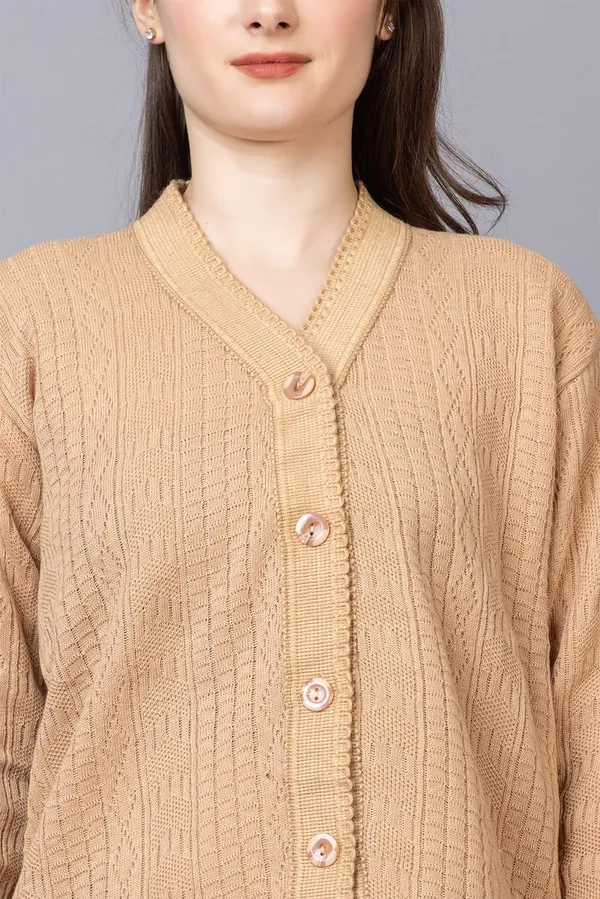 Womens_Woolen_Acrylic_V_Neck_Cardigan