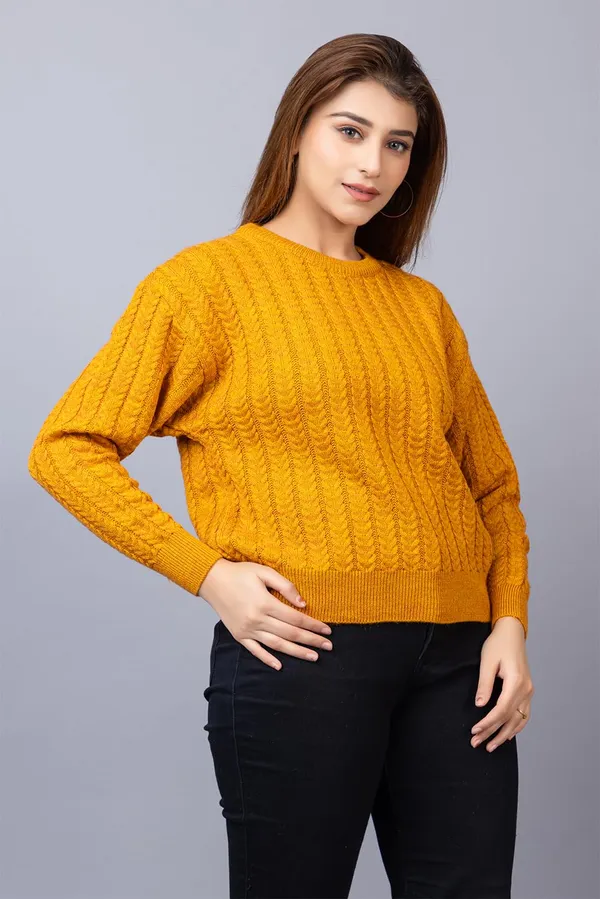 Women_Woolen_Round_Neck_Sweater