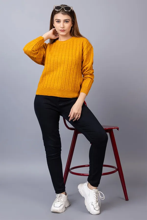 Women_Woolen_Round_Neck_Sweater