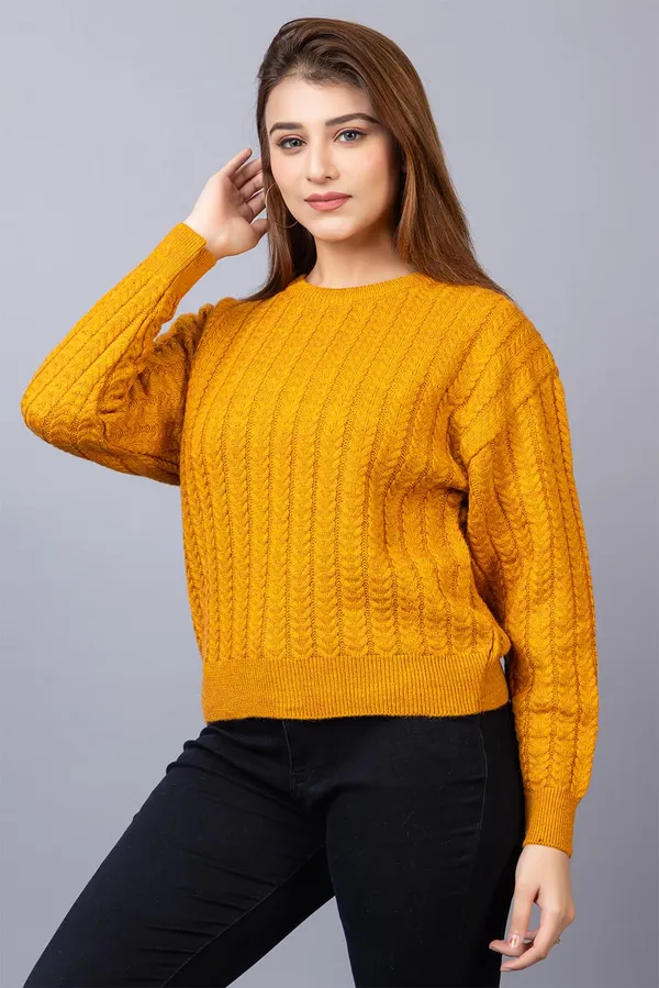 Women_Woolen_Round_Neck_Sweater