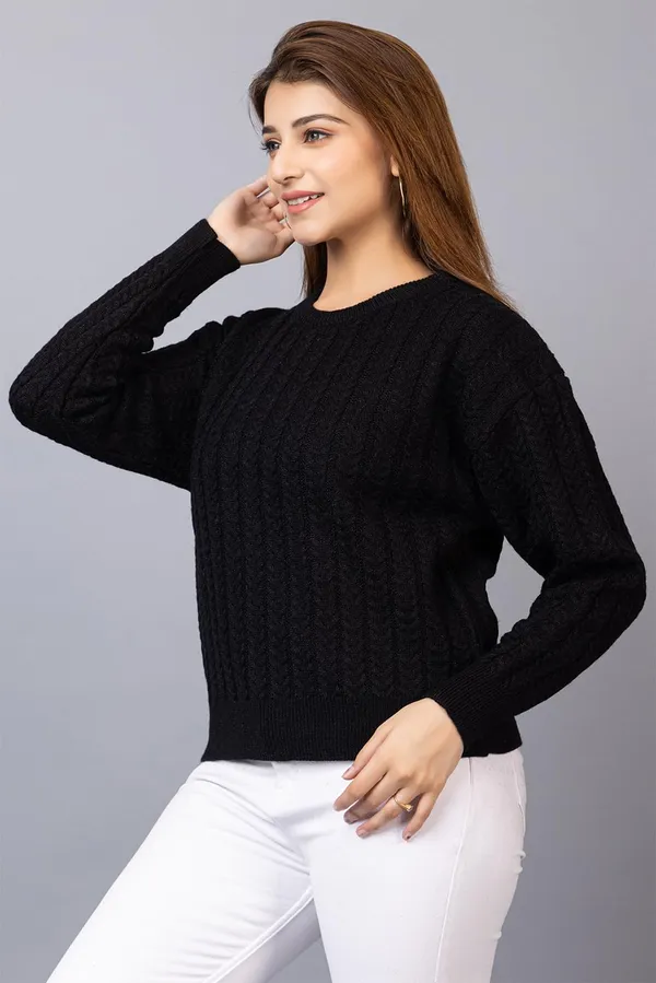 Women_Woolen_Round_Neck_Sweater