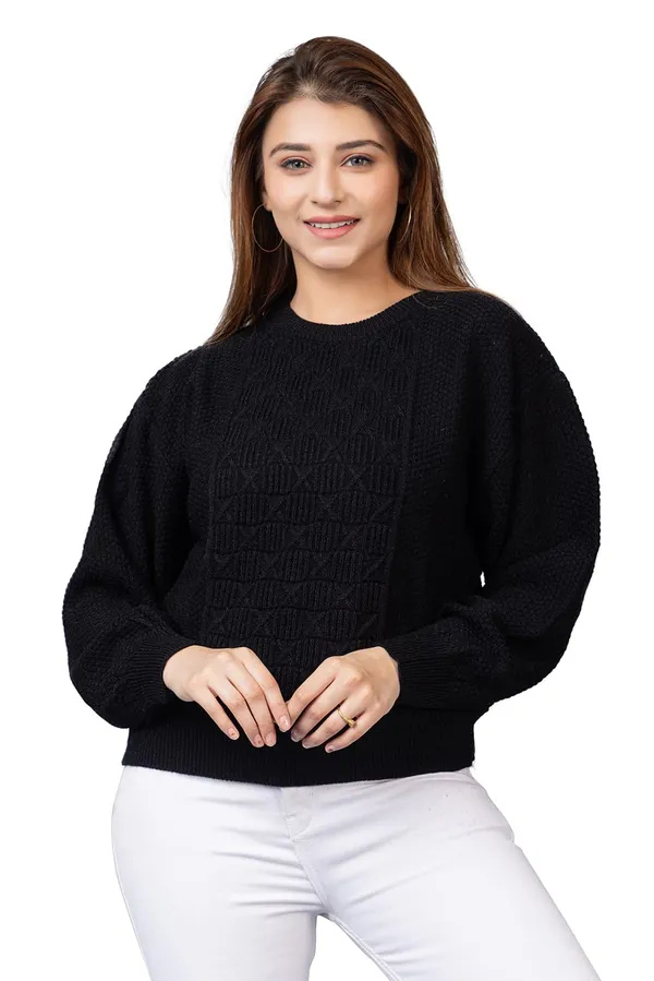 Women_Woolen_Round_Sweater