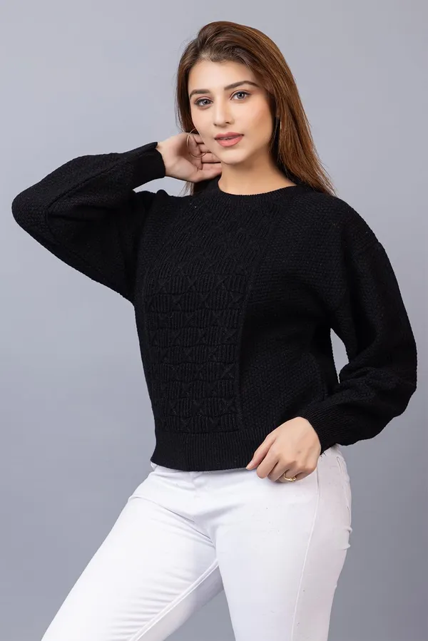 Women_Woolen_Round_Sweater