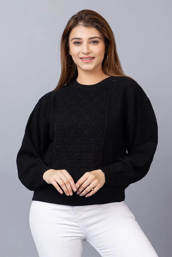 Women_Woolen_Round_Sweater