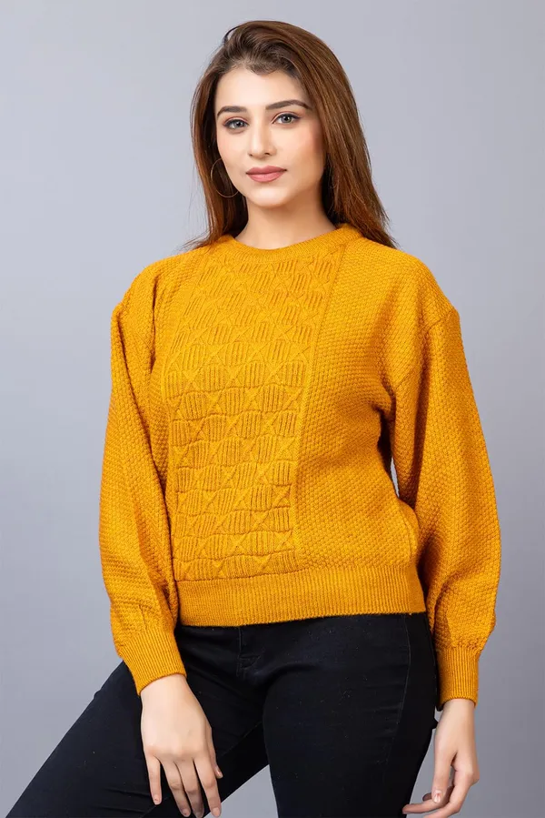 Women_Woolen_Round_Neck_Sweater