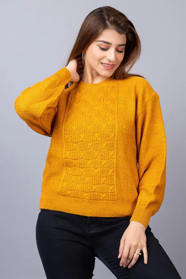 Women_Woolen_Round_Neck_Sweater