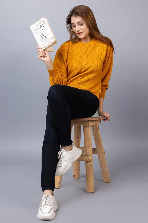 Women_Woolen_Round_Neck_Sweater