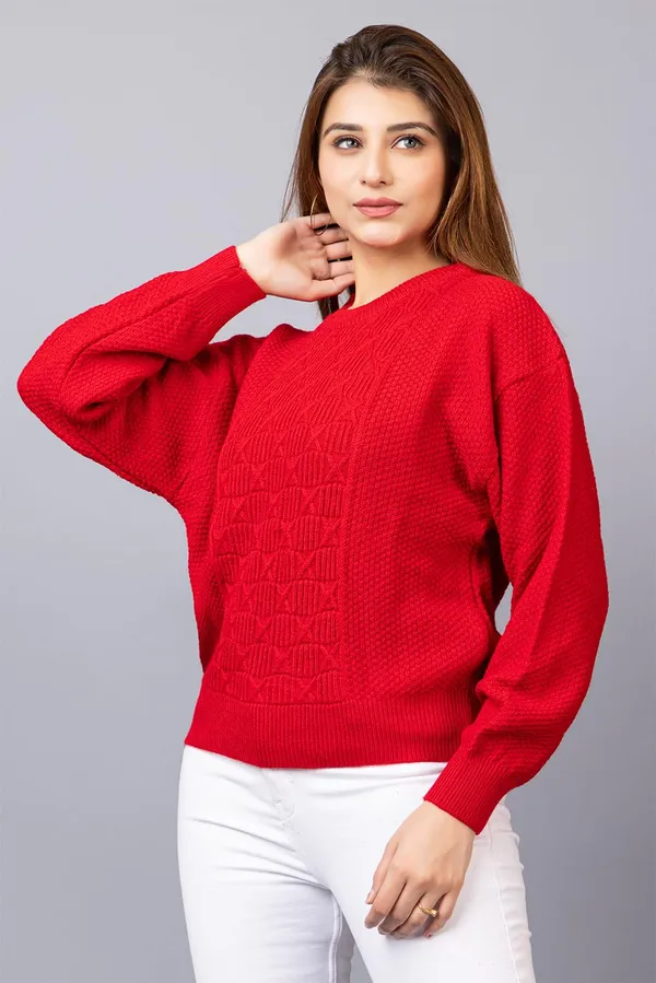 Women_Woolen_Round_Sweater