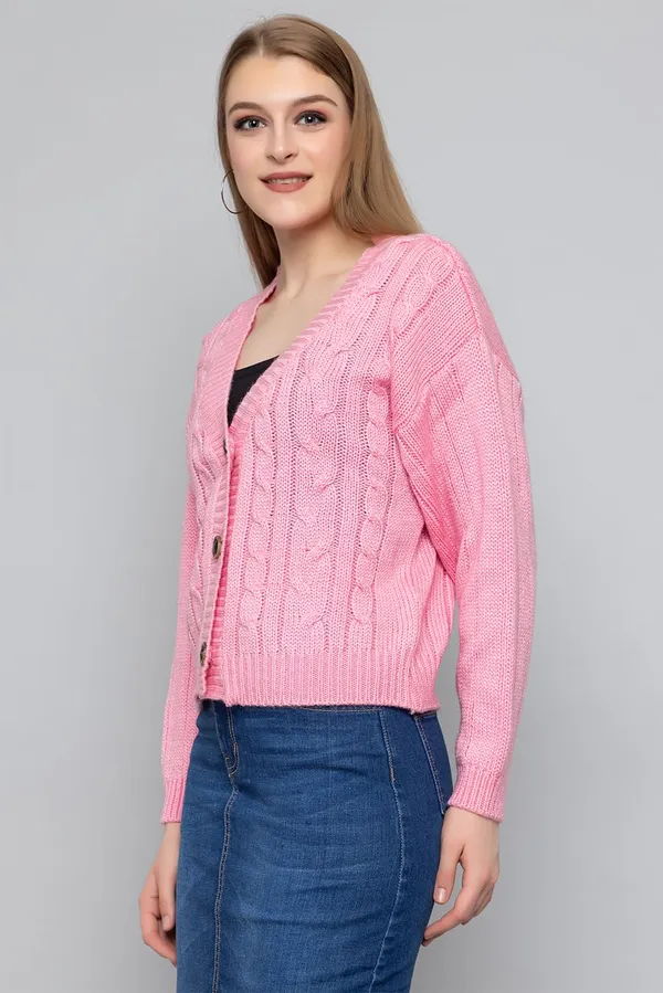 Women_Knitted_V_Neck_Cardigan_Sweater
