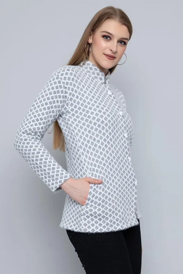 Womens_Woollen_Button_Cardigan