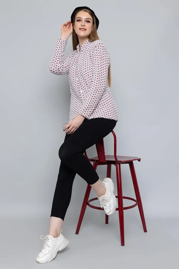 Womens_Woollen_Button_Cardigan_Coat