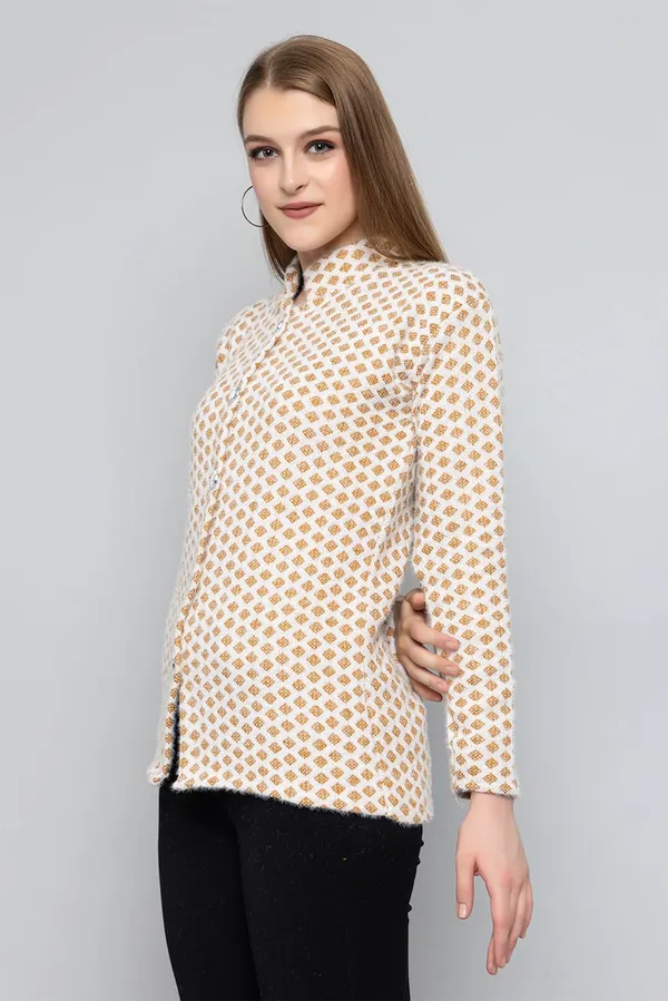 Womens_Woollen_Button_Cardigan