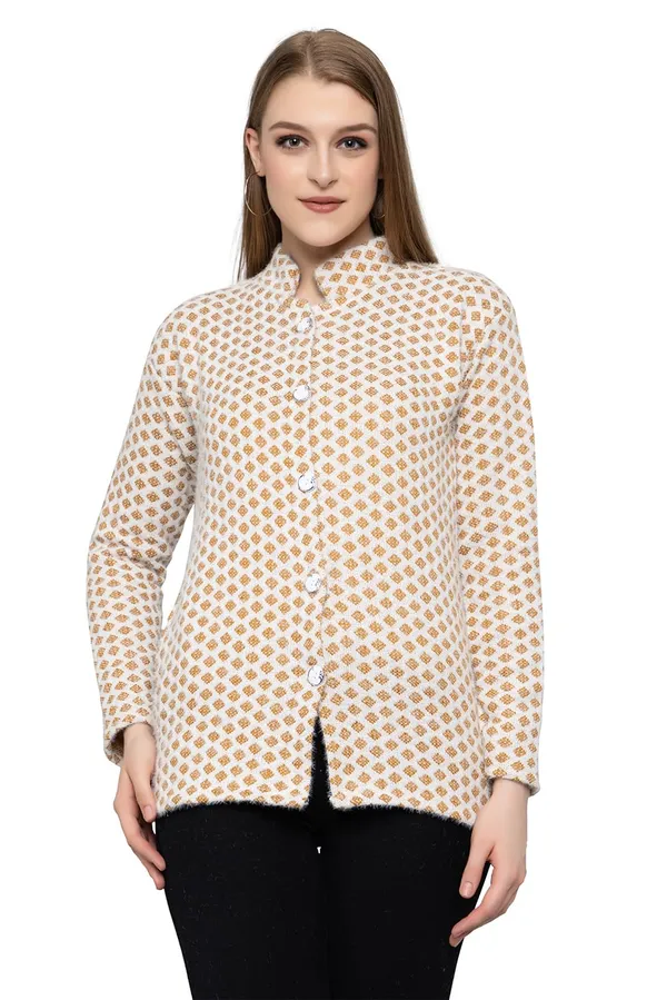 Womens_Woollen_Button_Cardigan
