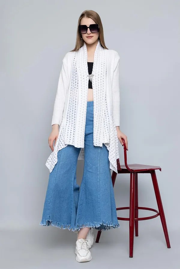 Womens_Woolen_V_Neck_Cardigan_Sweater