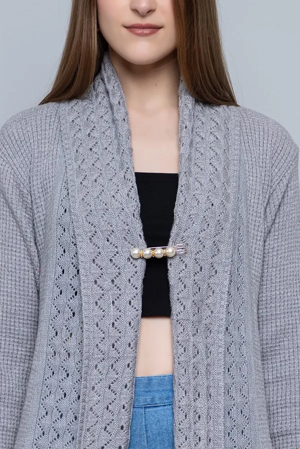 Womens_Woolen_V_Neck_Cardigan