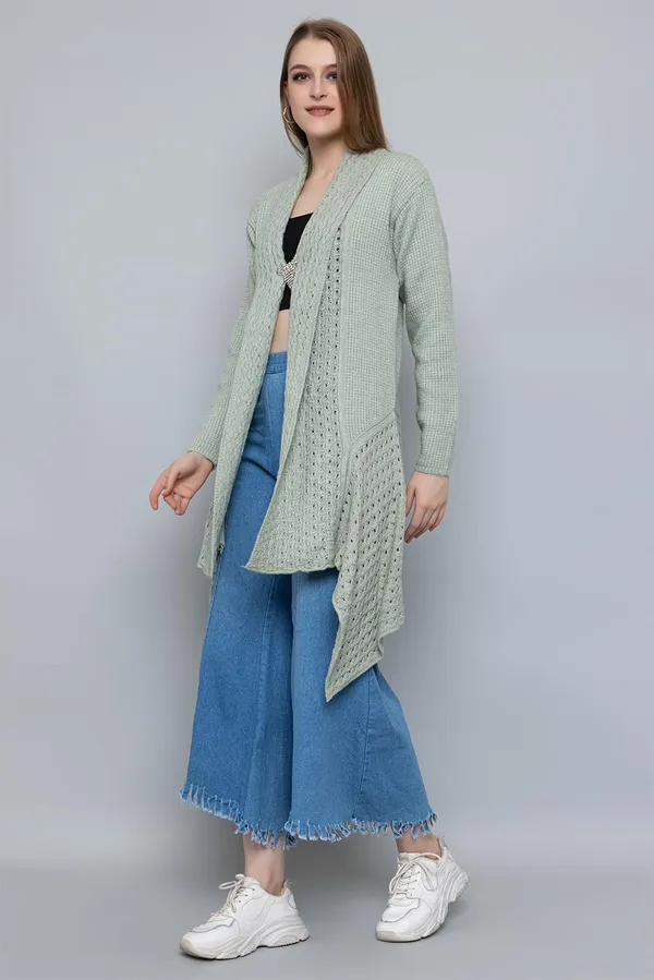 Womens_Woolen_V_Neck_Cardigan