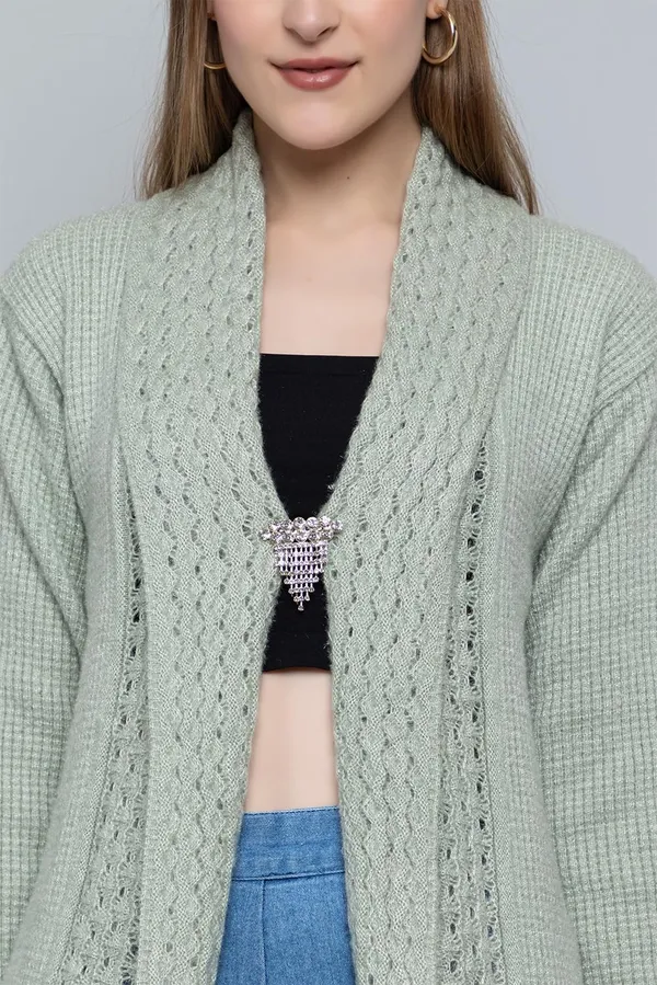 Womens_Woolen_V_Neck_Cardigan