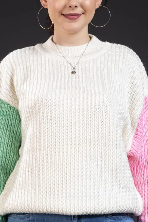 Womens_Round_Neck_Pure_Wool_Sweater