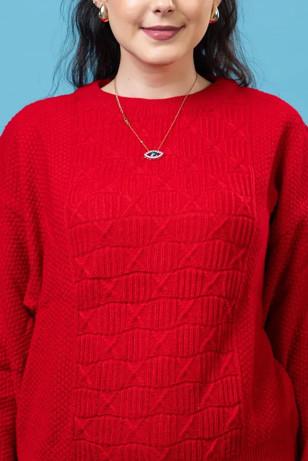 Women_Pure_Wool_Pullover_Sweater