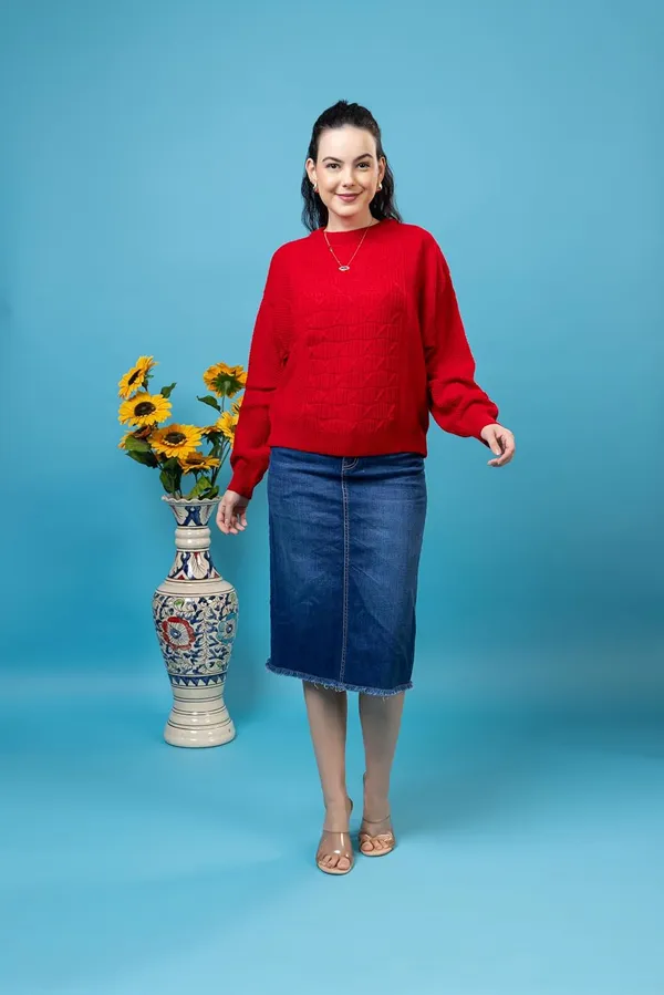 Women_Pure_Wool_Pullover_Sweater