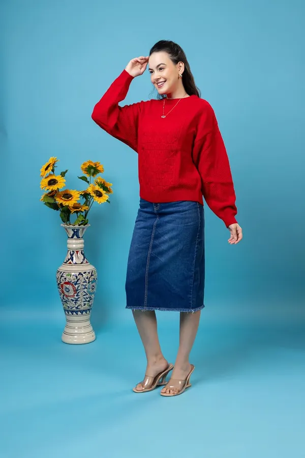 Women_Pure_Wool_Pullover_Sweater