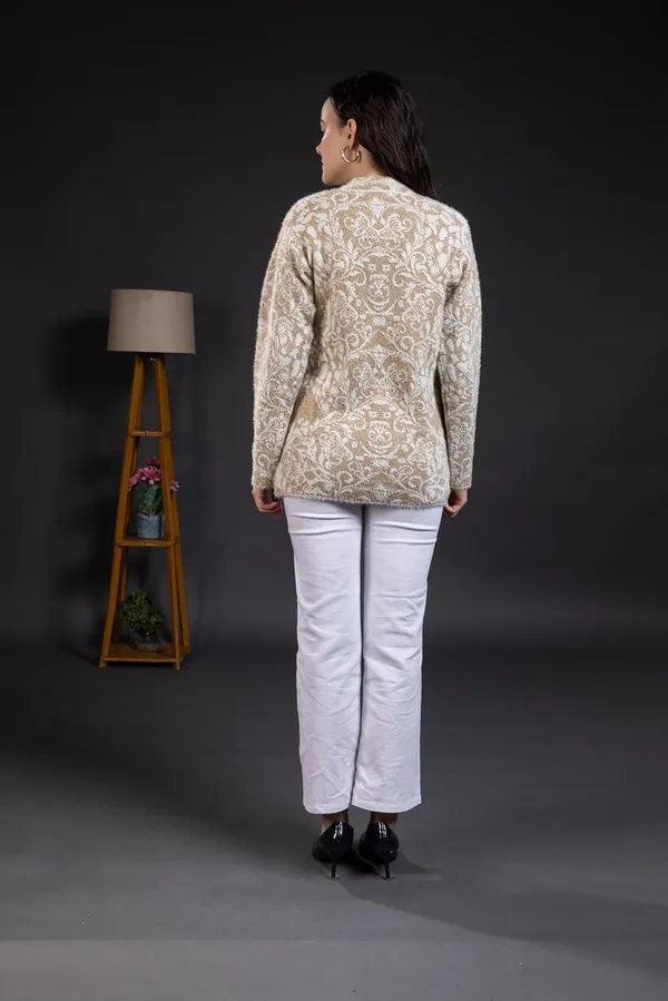 Womens_Wool_Round_Neck_Cardigan