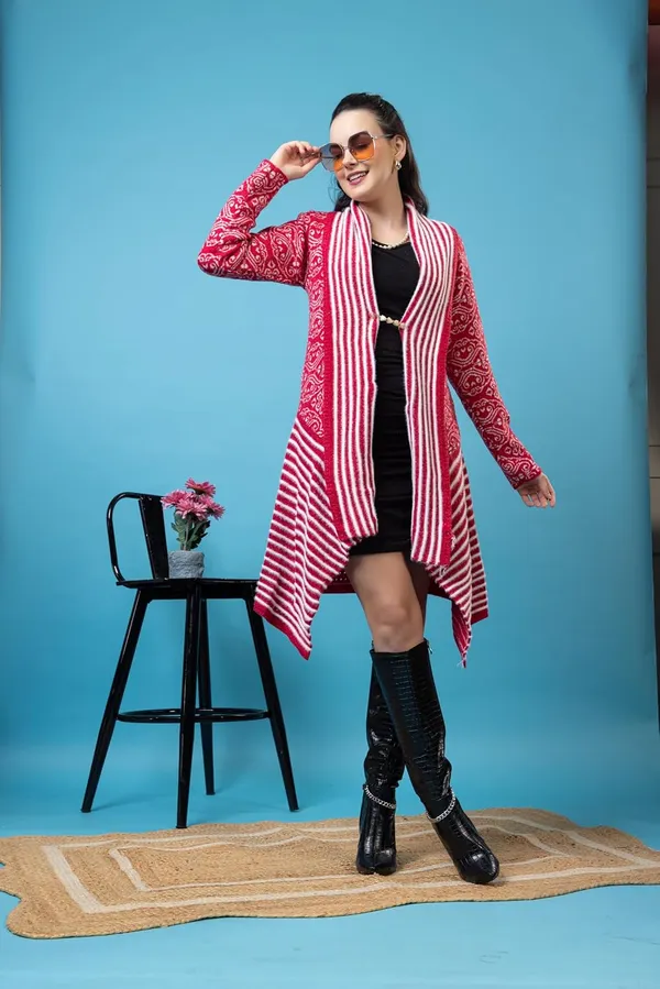 Womens_Woolen_Long_Cardigan