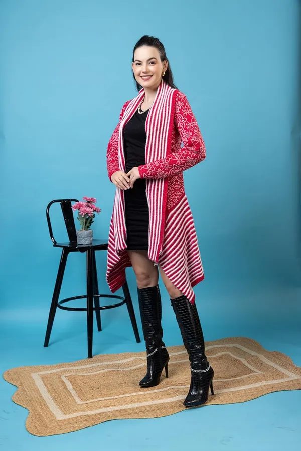 Womens_Woolen_Long_Cardigan