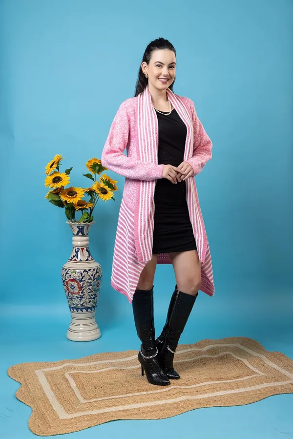 Womens_Woolen_Long_Cardigan