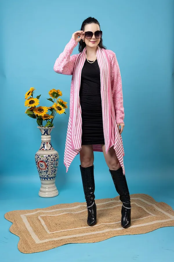 Womens_Woolen_Long_Cardigan