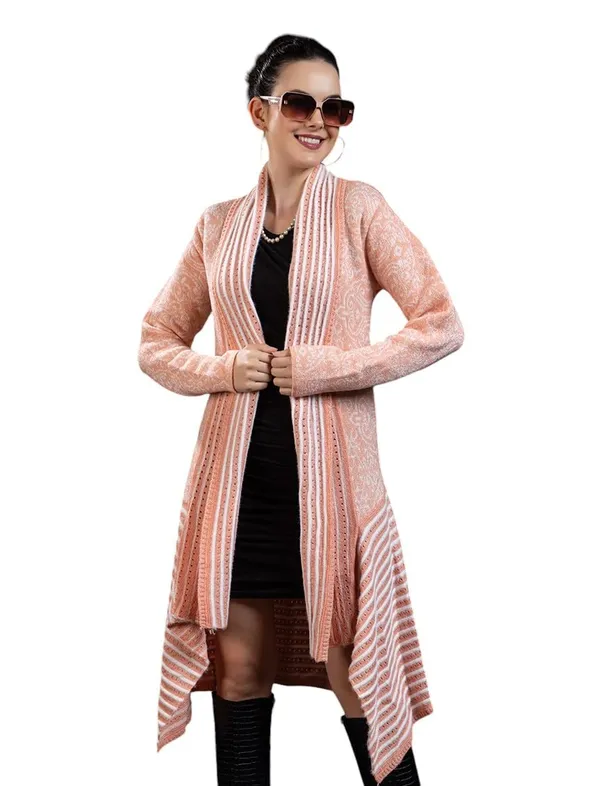 Womens_Woolen_Long_Cardigan