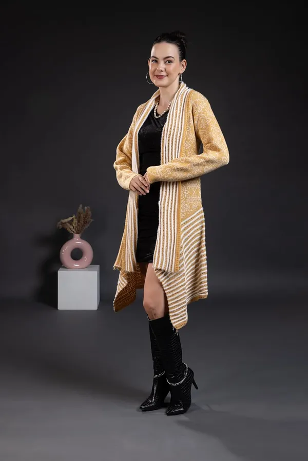 Womens_Woolen_Long_Cardigan