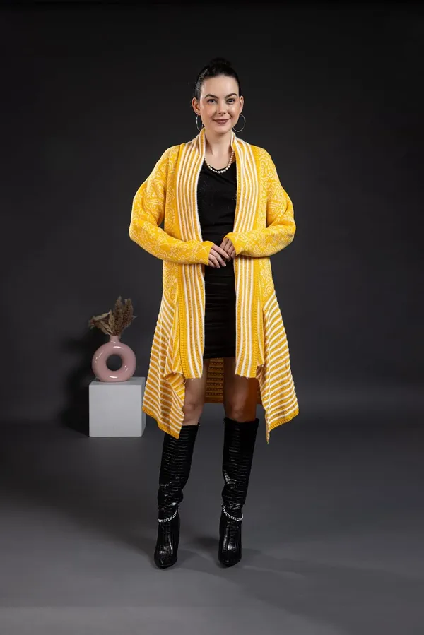 Womens_Woolen_Long_Cardigan