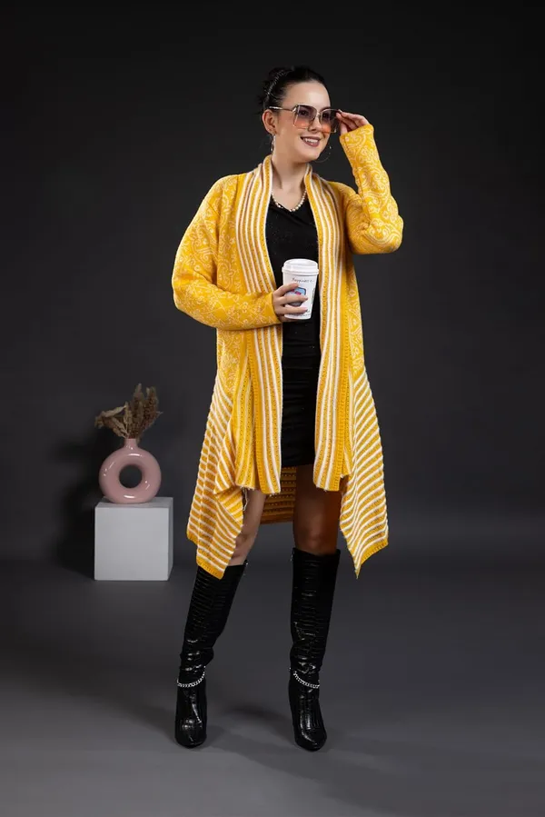 Womens_Woolen_Long_Cardigan