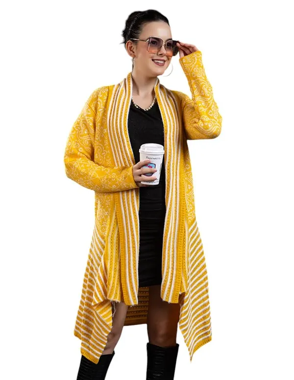 Womens_Woolen_Long_Cardigan