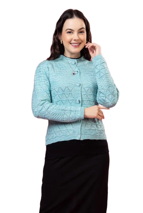 Women_Woolen_Button_Cardigan_Sweater