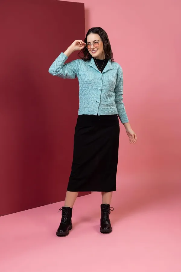 Women_Woolen_Button_Cardigan_Sweater