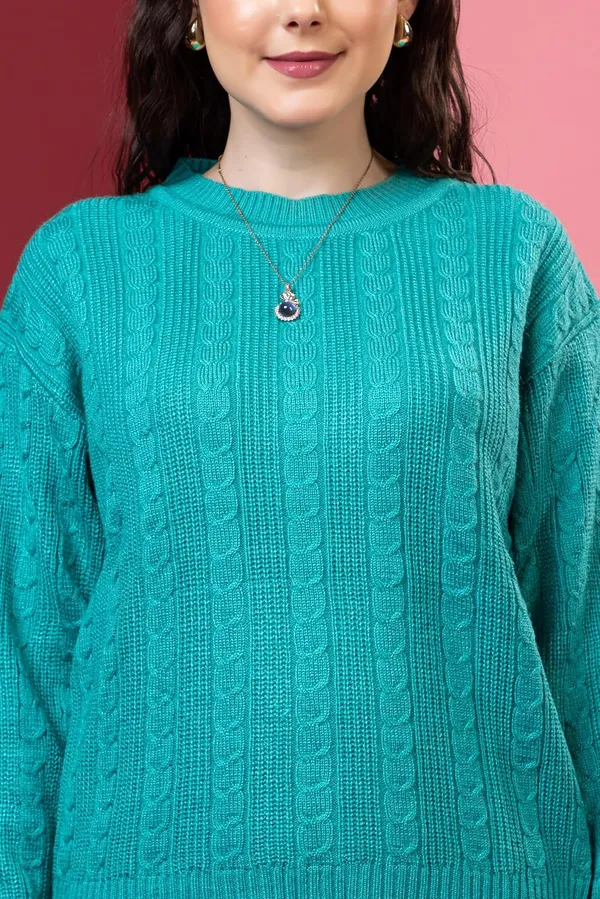 Womens_Pure_Wool_Cable_Knit_Sweater