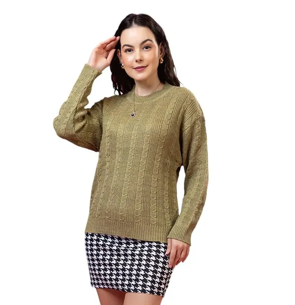 Womens_Pure_Wool_Cable_Knit_Sweater