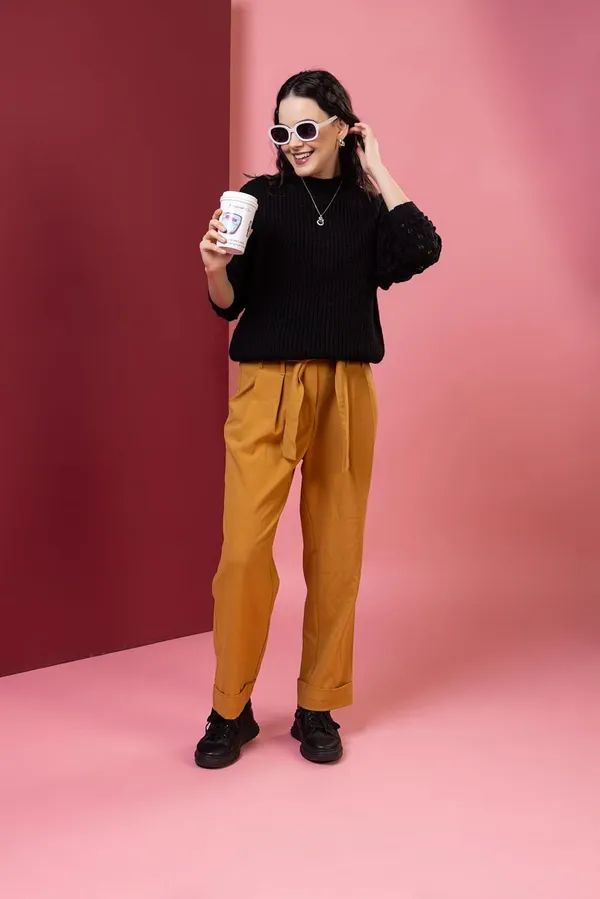 Pure_Wool_Round_Neck_Sweater_For_Women