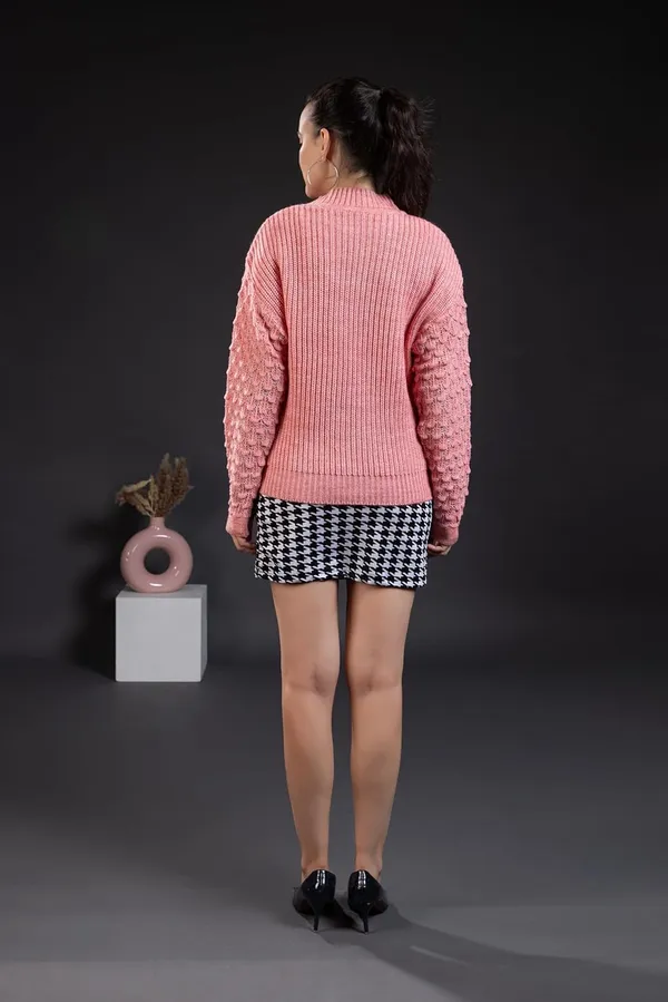 Pure_Wool_Round_Neck_Sweater_For_Women