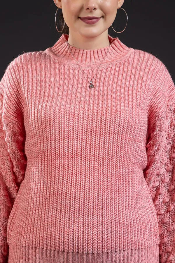 Pure_Wool_Round_Neck_Sweater_For_Women