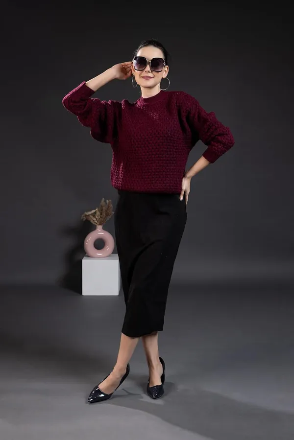 Womens_Wool_Turtleneck_Pullover_Sweater