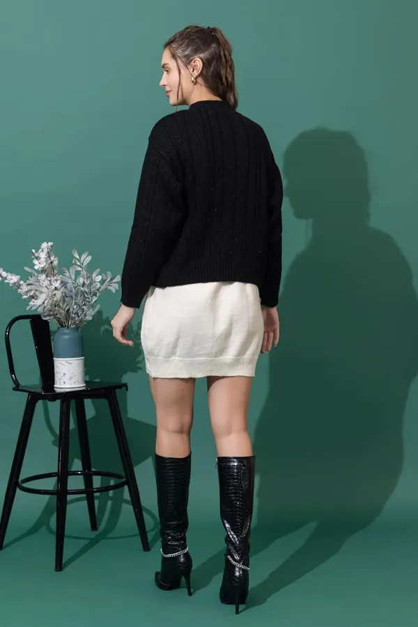 Women_Woolen_V_Neck_Cardigan_Sweater